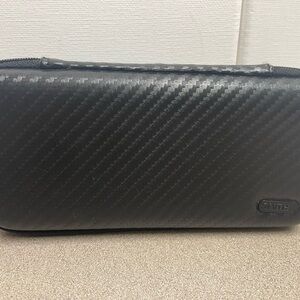 SMITH OPTICS GLASSES CASE - Black Zip Sunglasses Hardcase Softcase Zipper Black